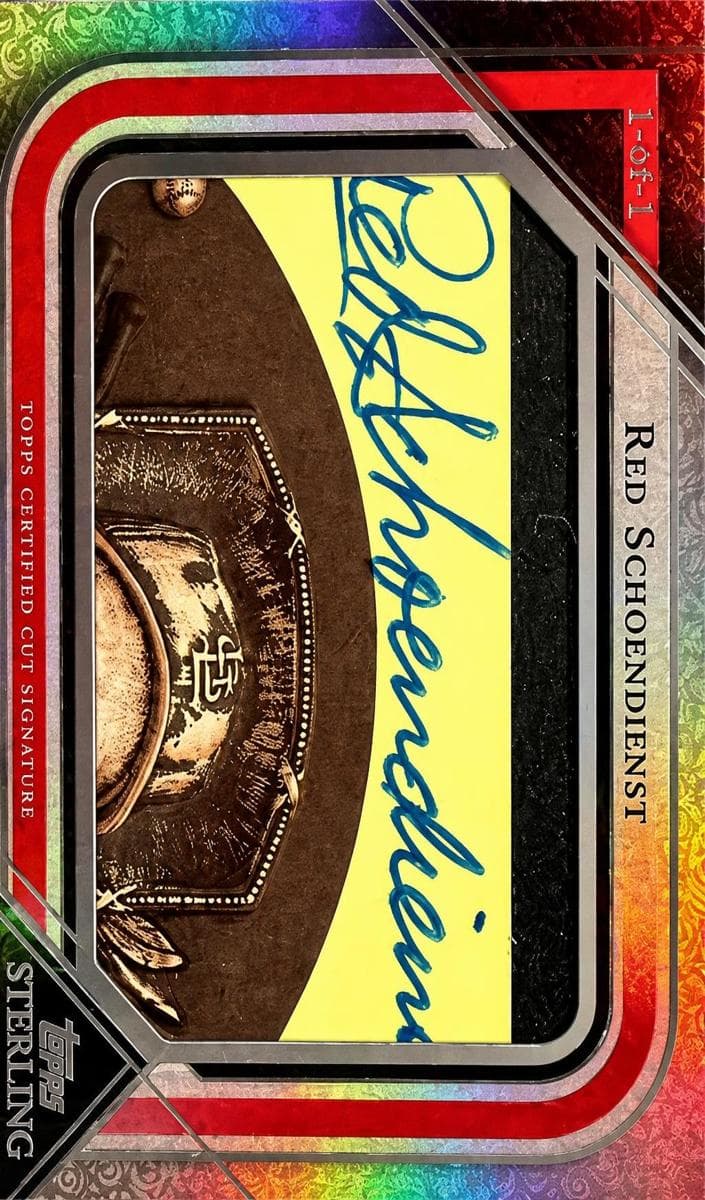 Red Schoendienst trading card