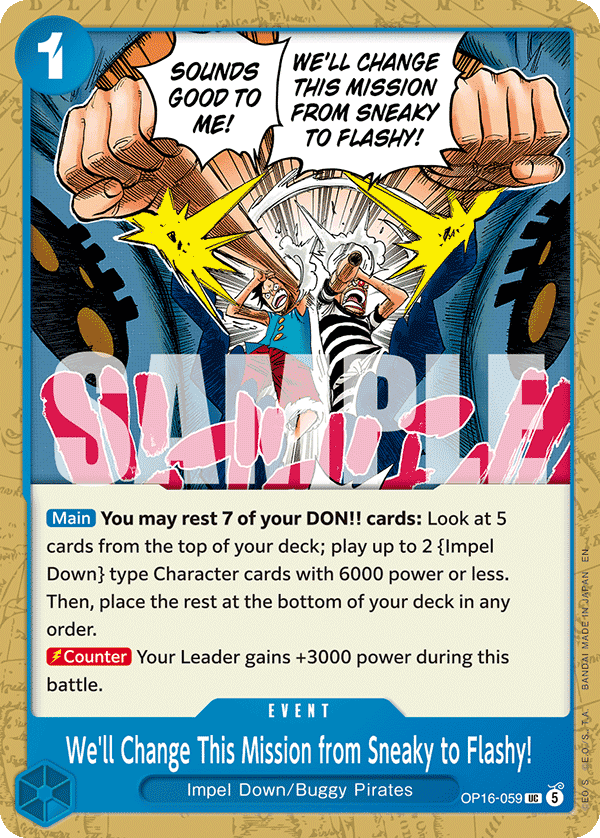 We'll Change This Mission from Sneaky to Flashy! 2026 One Piece