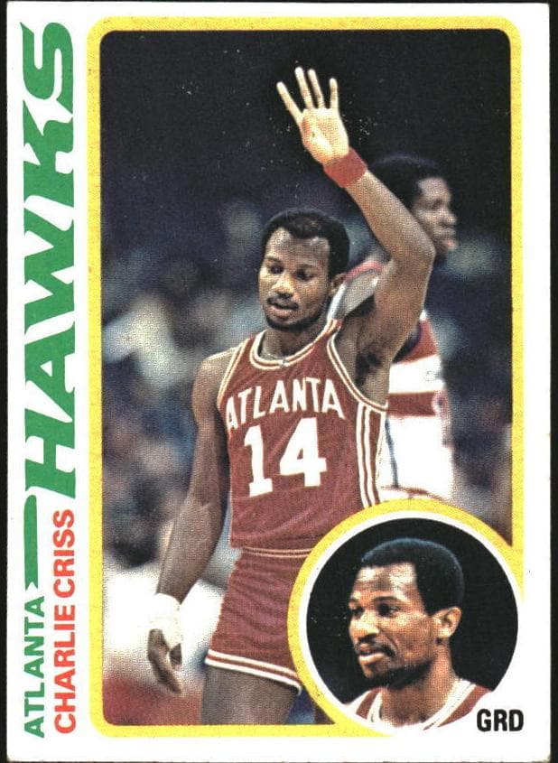 Charlie Criss 1978 topps Topps