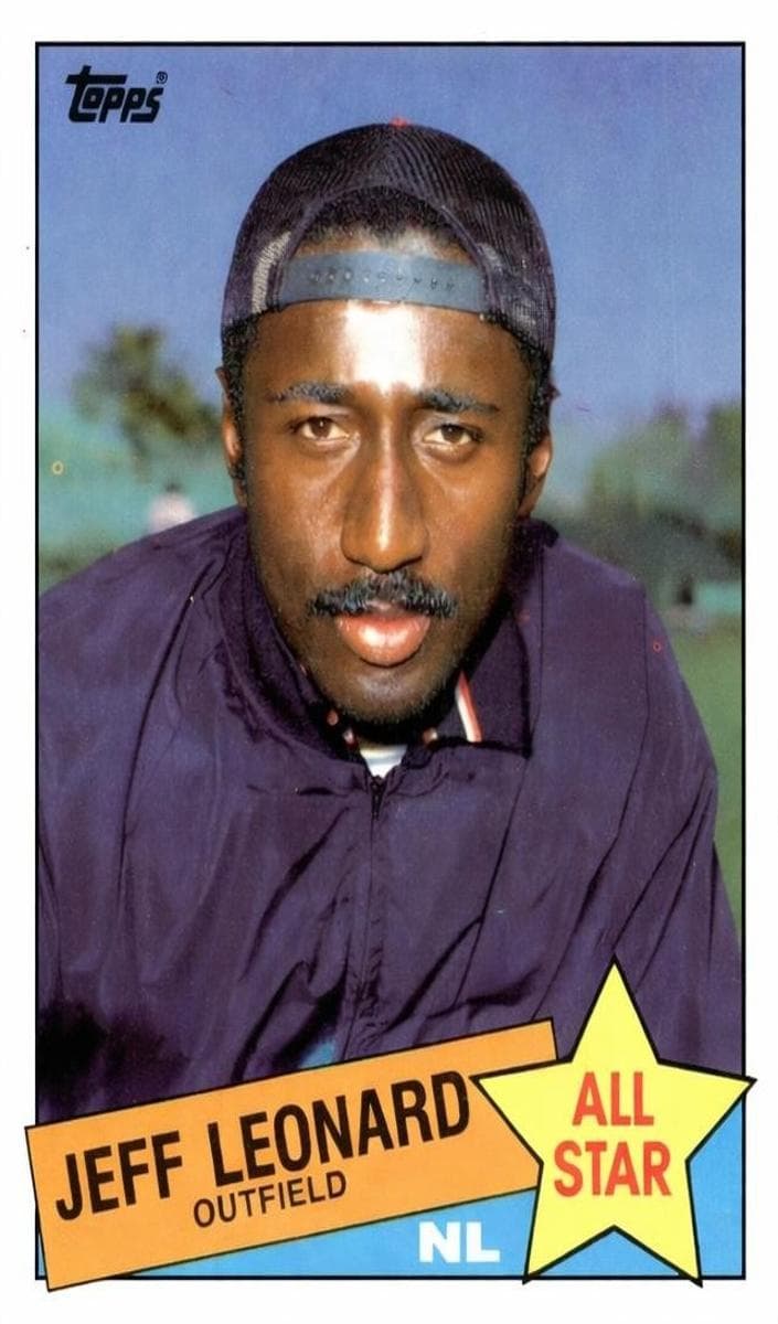 Jeff Leonard trading card