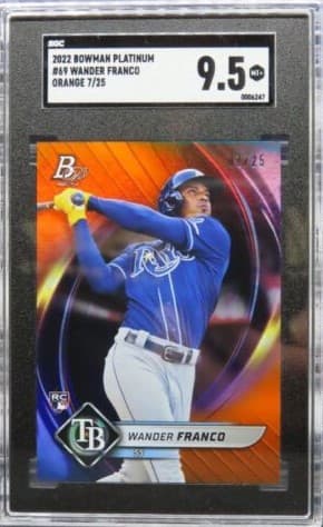 Wander Franco 2022 bowman Bowman Platinum