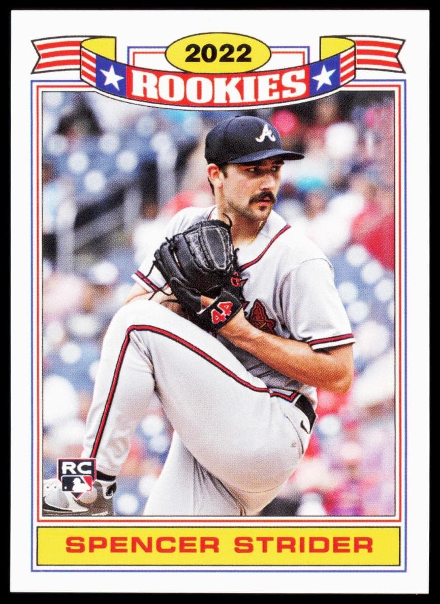 Spencer Strider 2022 topps Throwback Thursday