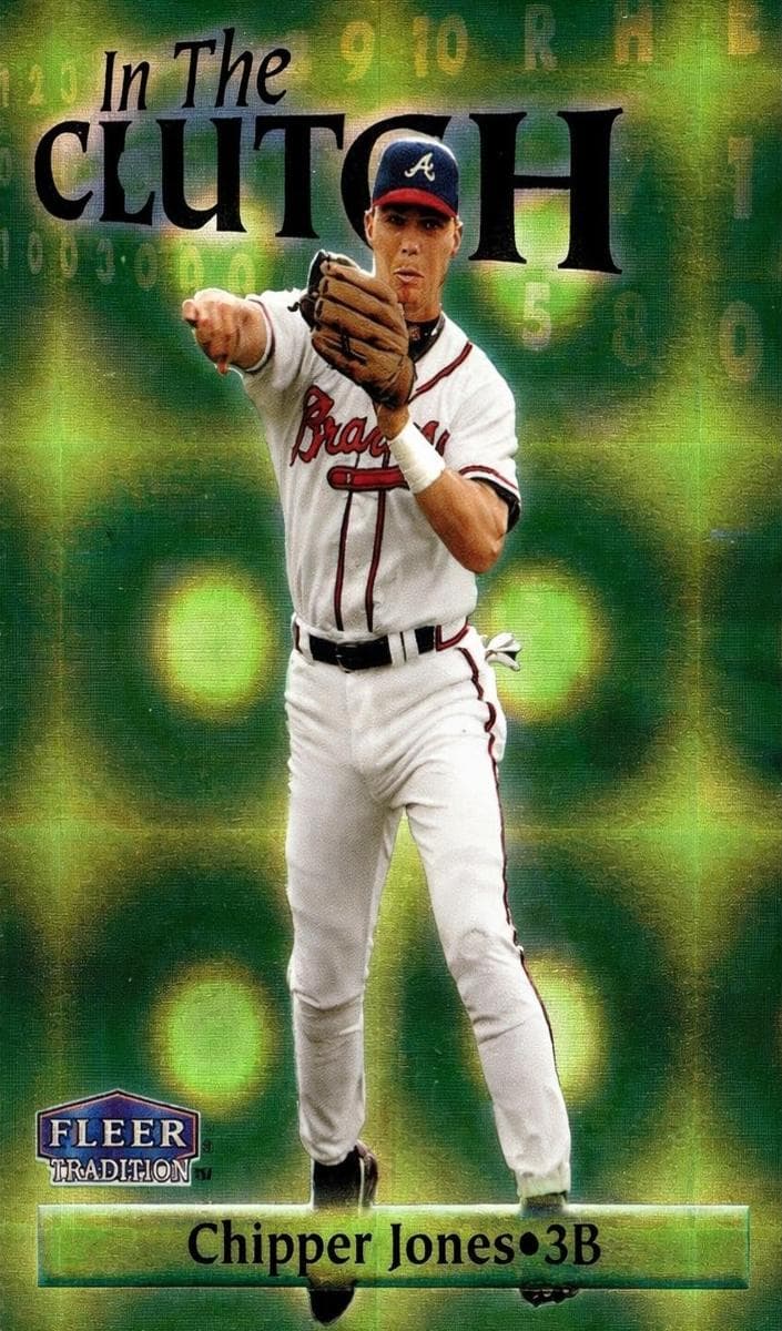 Chipper Jones 1998 fleer Fleer Tradition