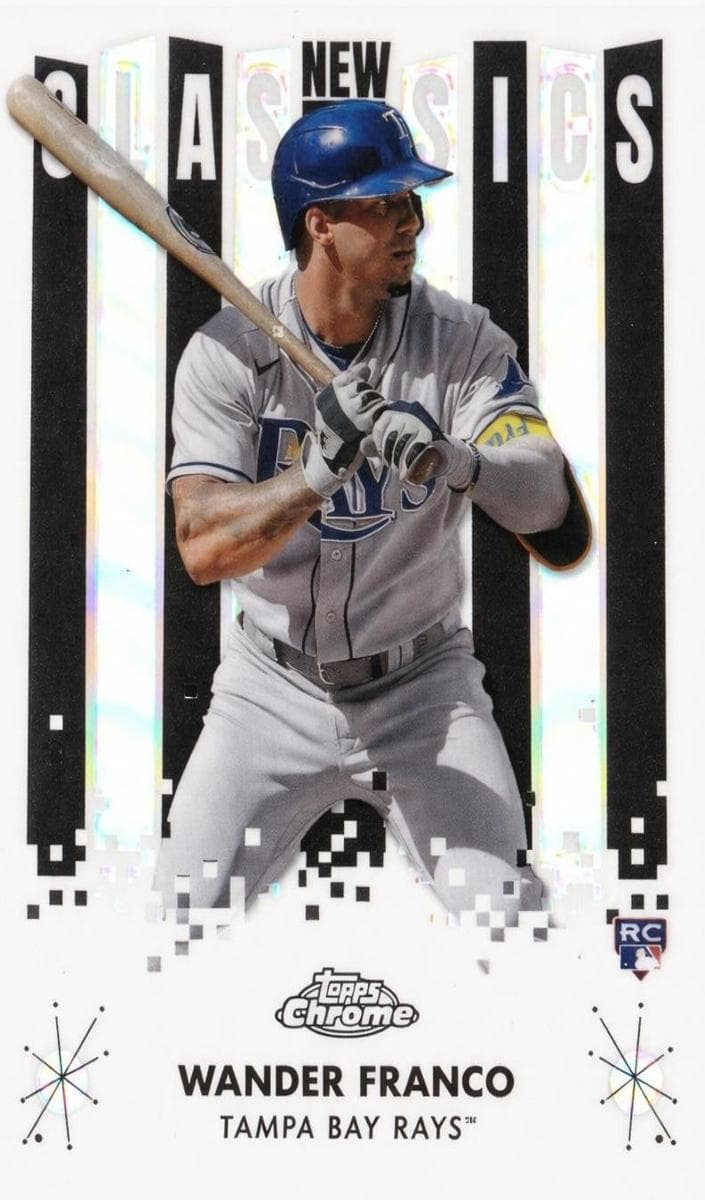 Wander Franco 2022 topps Topps Chrome