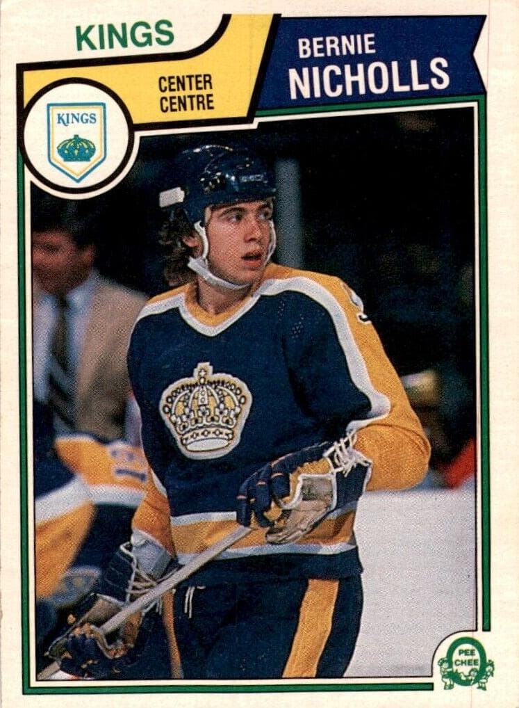 Bernie Nicholls 1983 topps O-Pee-Chee