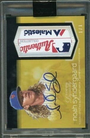 Noah Syndergaard 2018 topps Topps Dynasty