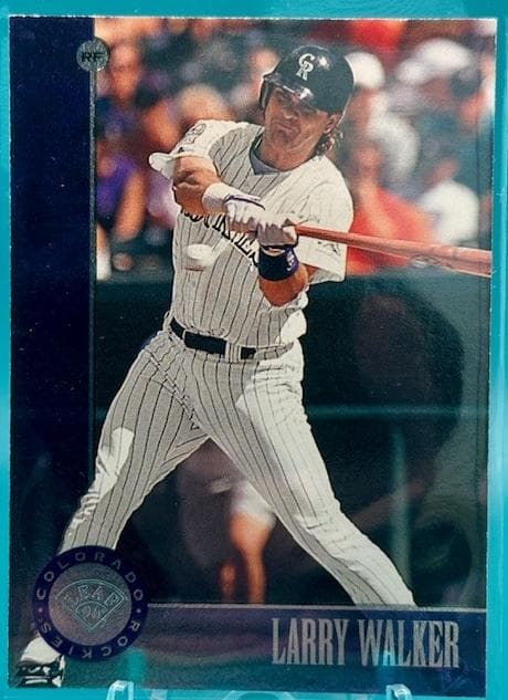 Larry Walker 1996 leaf Leaf