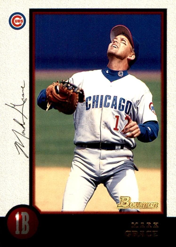 Mark Grace 1998 bowman Bowman Chrome