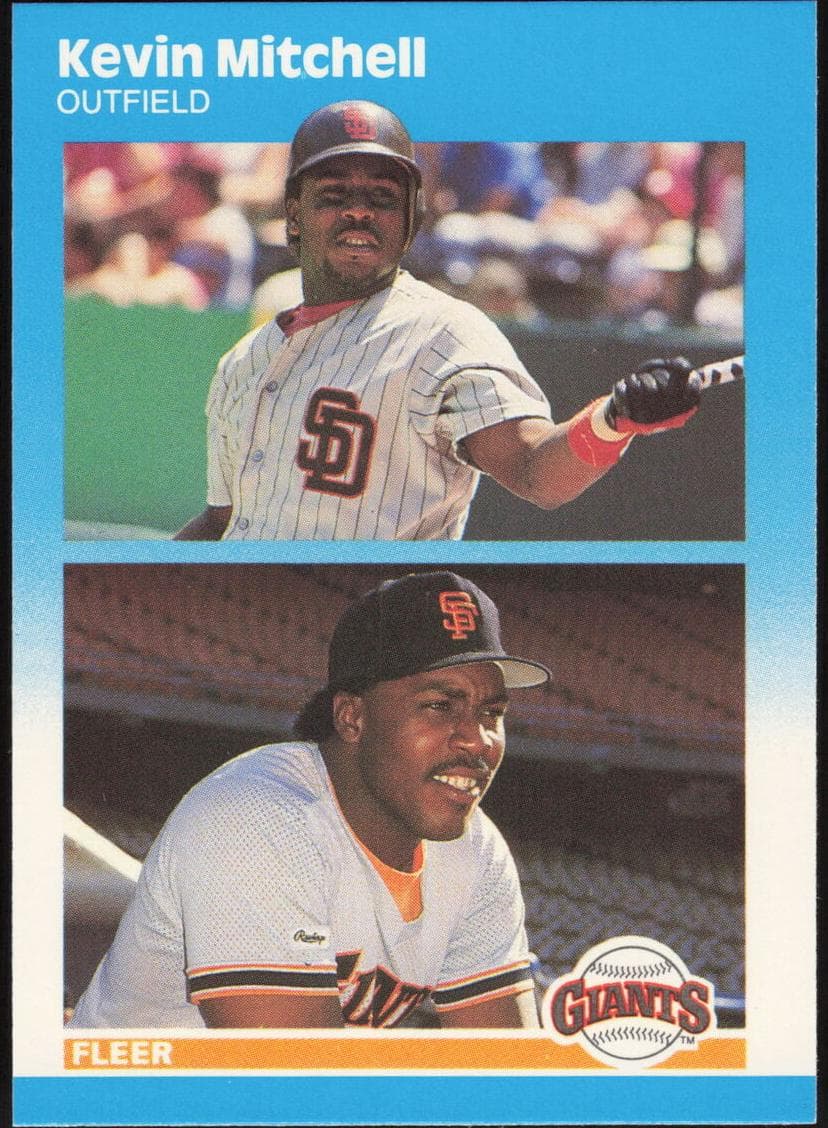 Kevin Mitchell 1987 fleer