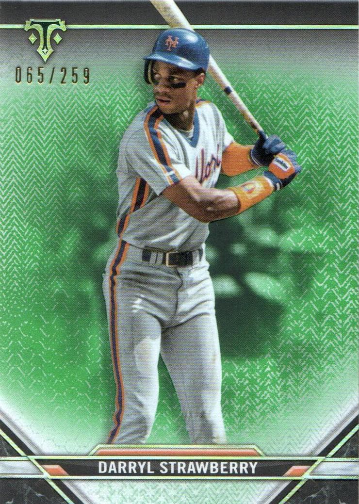 Darryl Strawberry 2021 topps Topps Triple Threads