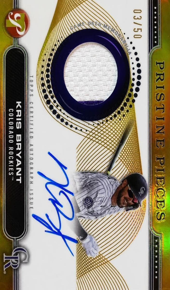 Kris Bryant 2024 topps Topps Pristine