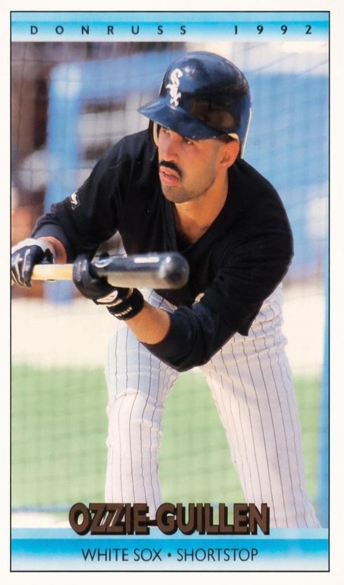 Ozzie Guillen 1992 panini Donruss