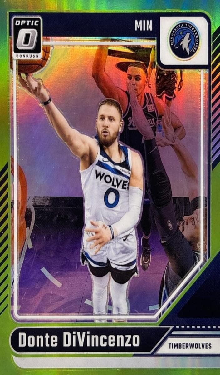 Donte DiVincenzo 2024 panini Donruss Optic