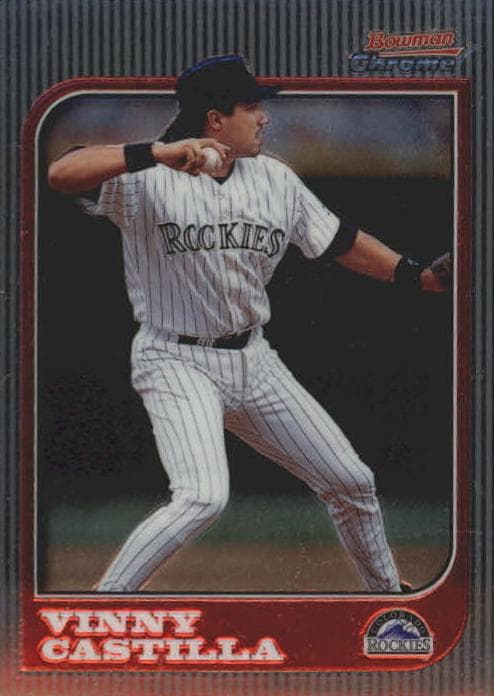 Vinny Castilla 1997 bowman Chrome