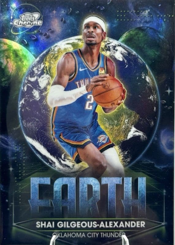 Shai Gilgeous-Alexander 2025 topps Topps Cosmic Chrome