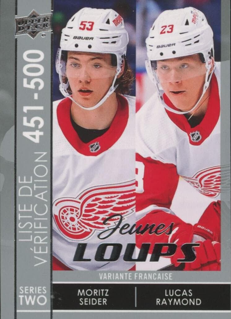 Moritz Seider/Lucas Raymond CL 2021 upper-deck Upper Deck