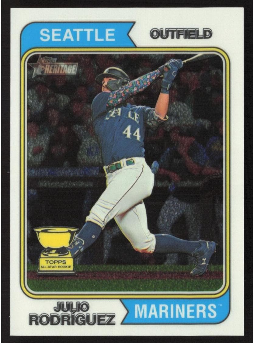 Julio Rodríguez 2023 topps Topps Heritage