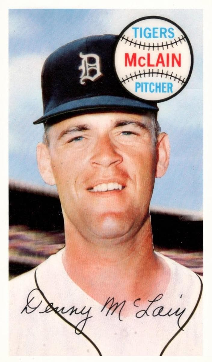 Denny McLain 1970 unknown Kellogg's