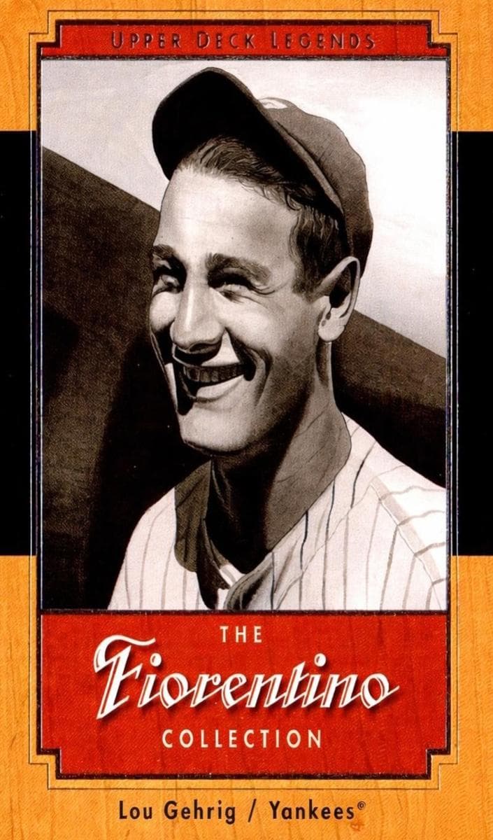 Lou Gehrig 2001 upper-deck Upper Deck Legends