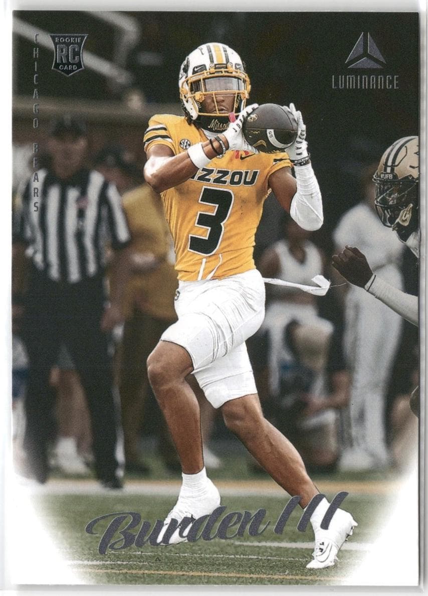 Luther Burden III 2025 Panini Luminance rookie card