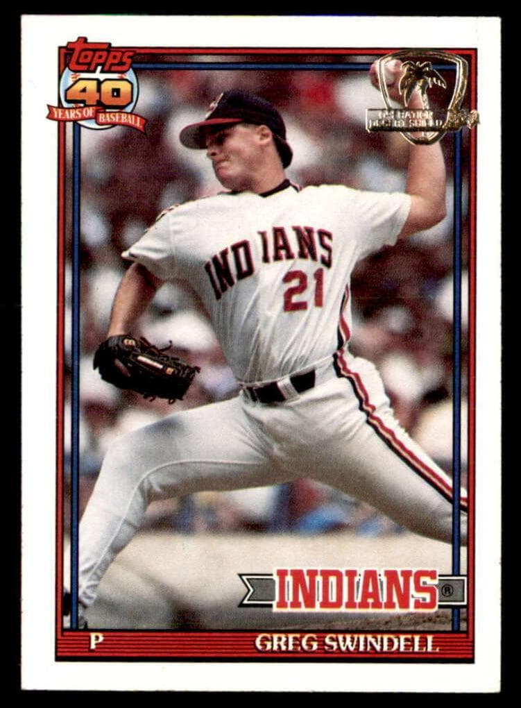Greg Swindell 1991 topps O-Pee-Chee