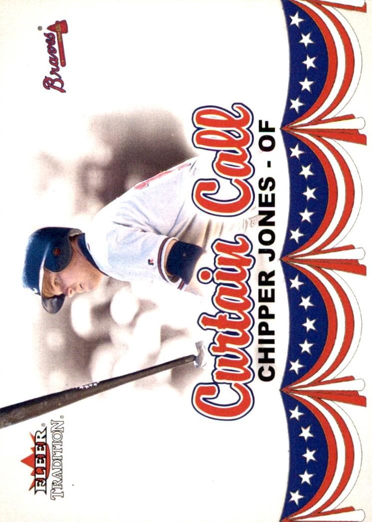 Chipper Jones 2002 fleer Fleer Tradition Update