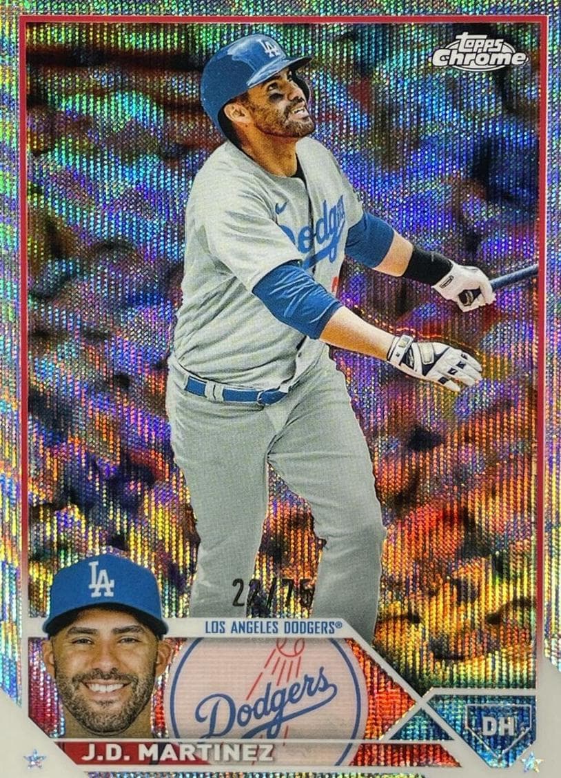 J.D. Martinez 2023 topps Topps Chrome