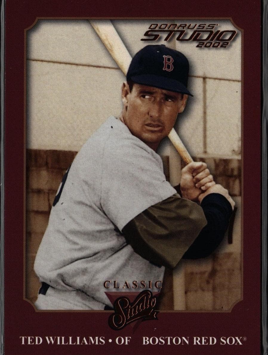 Ted Williams 2002 panini Donruss Studio