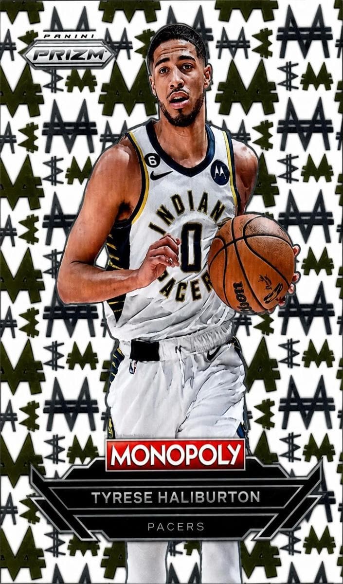 Tyrese Haliburton 2023 panini Panini Prizm Monopoly