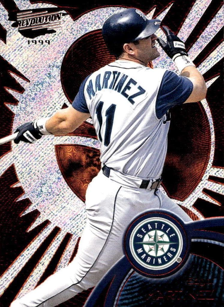 Edgar Martinez 1999 panini Pacific Revolution