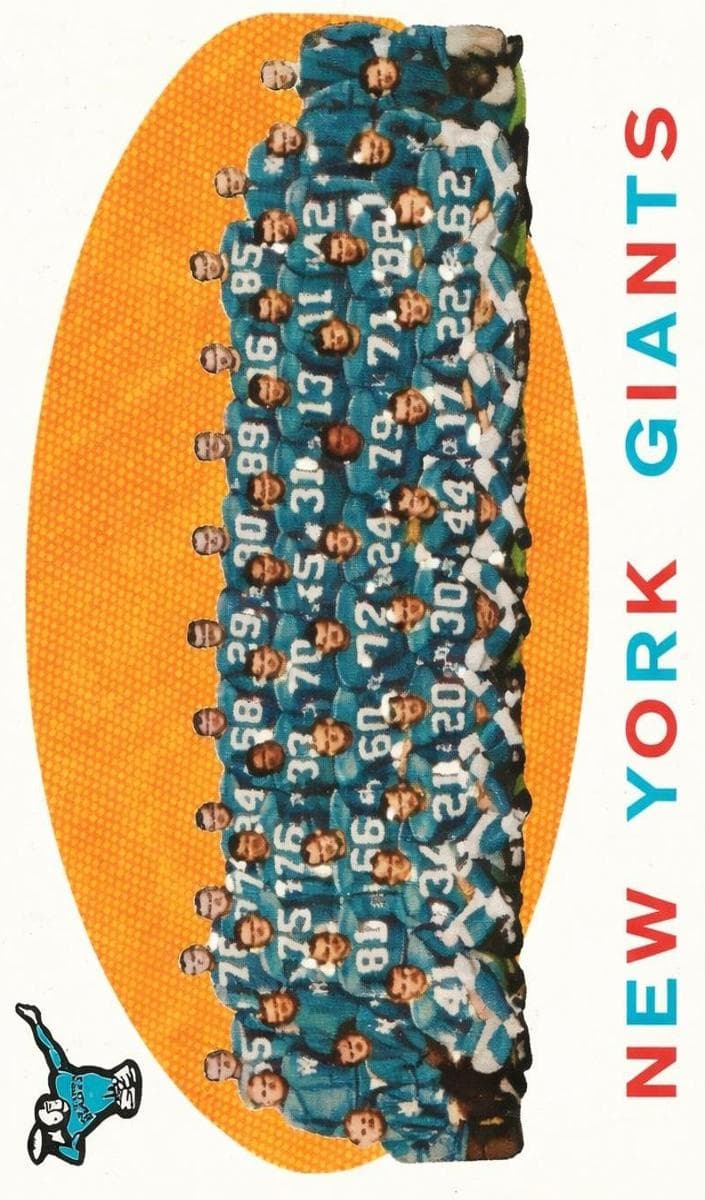 New York Giants 1959 topps Topps