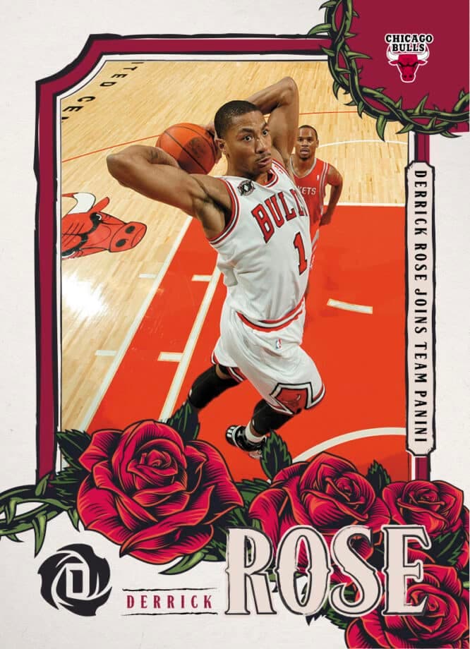Derrick Rose trading card