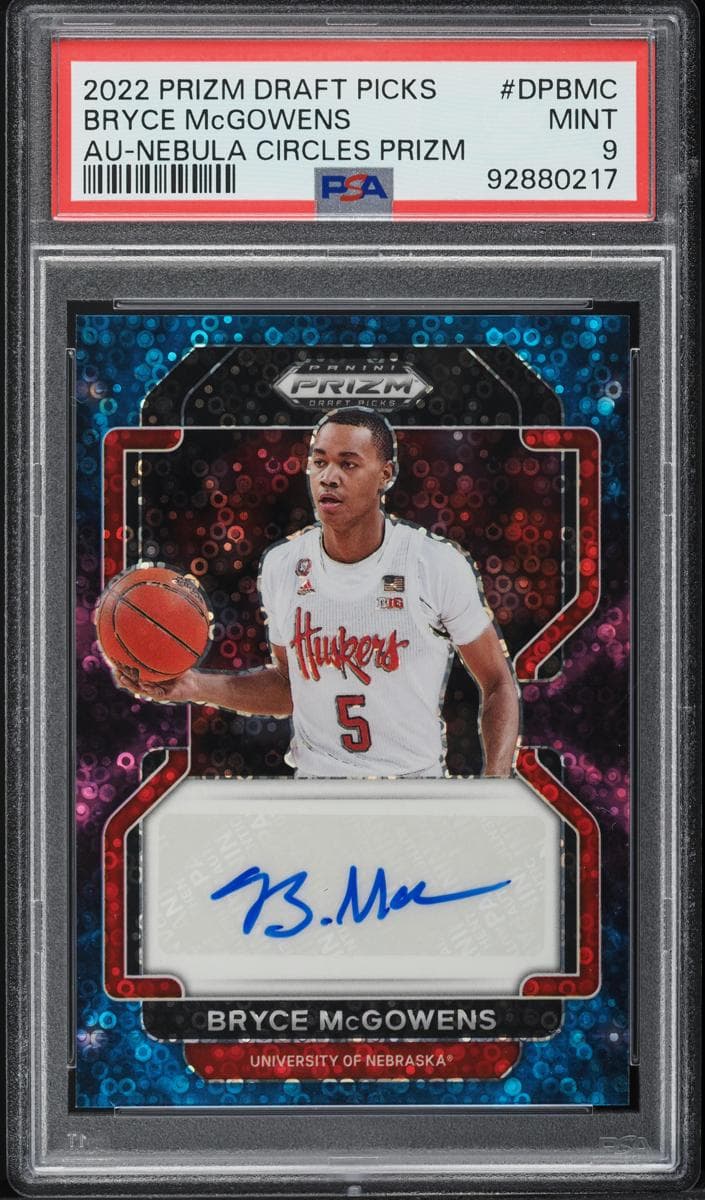 Bryce McGowens 2022 panini Panini Prizm Draft Picks