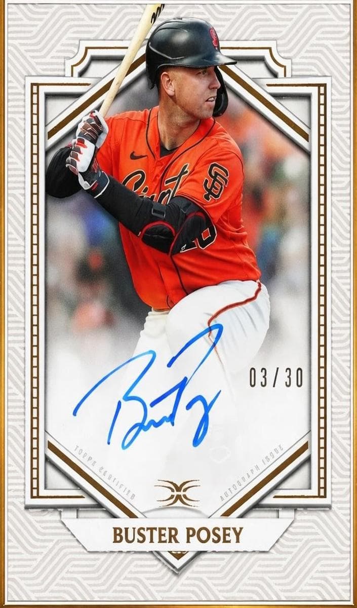 Buster Posey 2022 topps Topps Definitive Collection