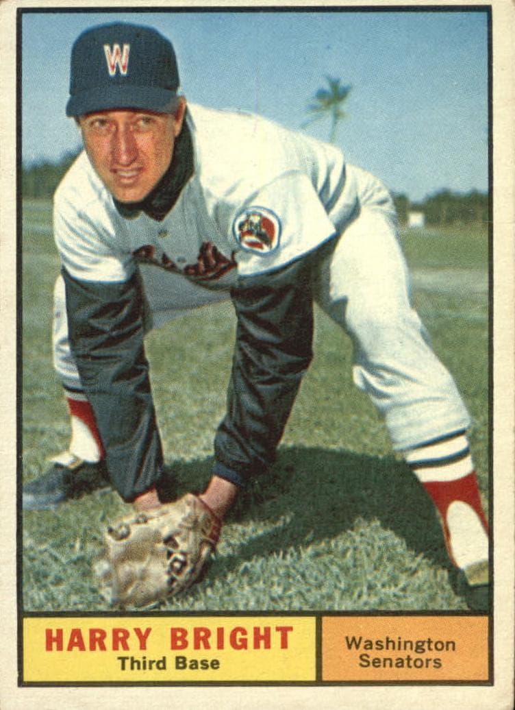 Harry Bright 1961 topps Topps