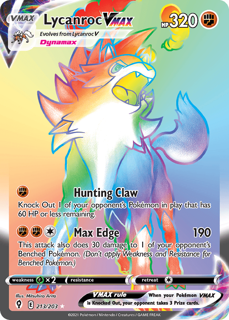 Lycanroc VMAX 2024 Pokemon