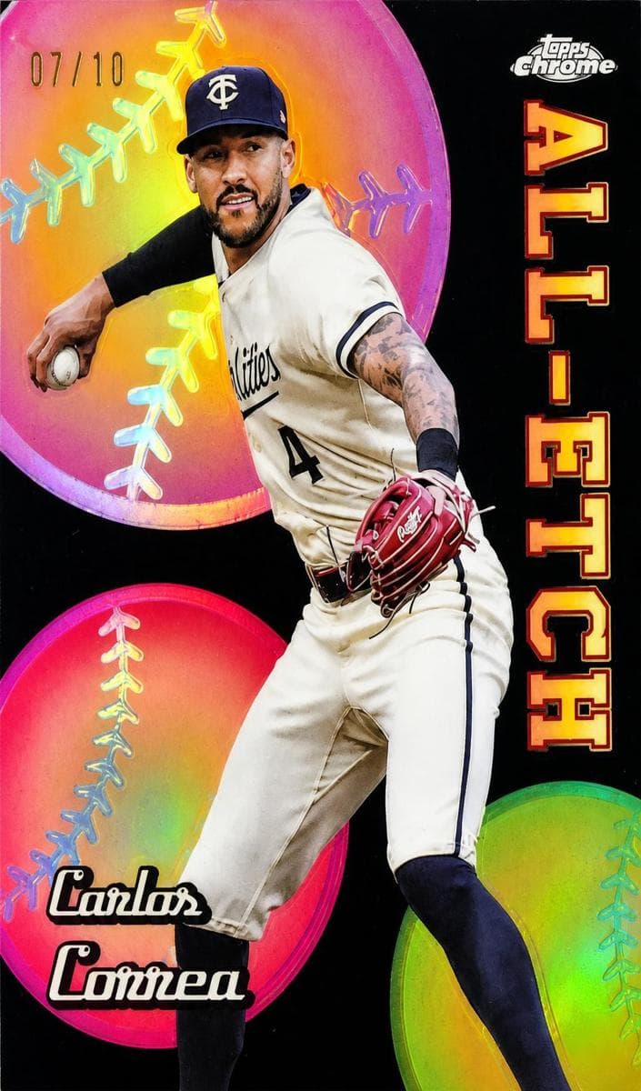 Carlos Correa 2024 topps Topps Chrome Update