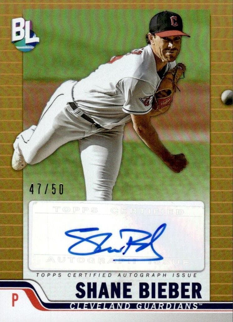 Shane Bieber 2023 topps Topps Big League