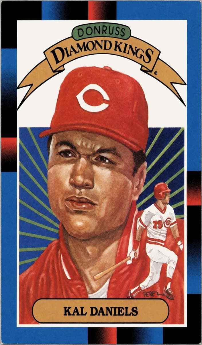 Kal Daniels 1988 panini Donruss