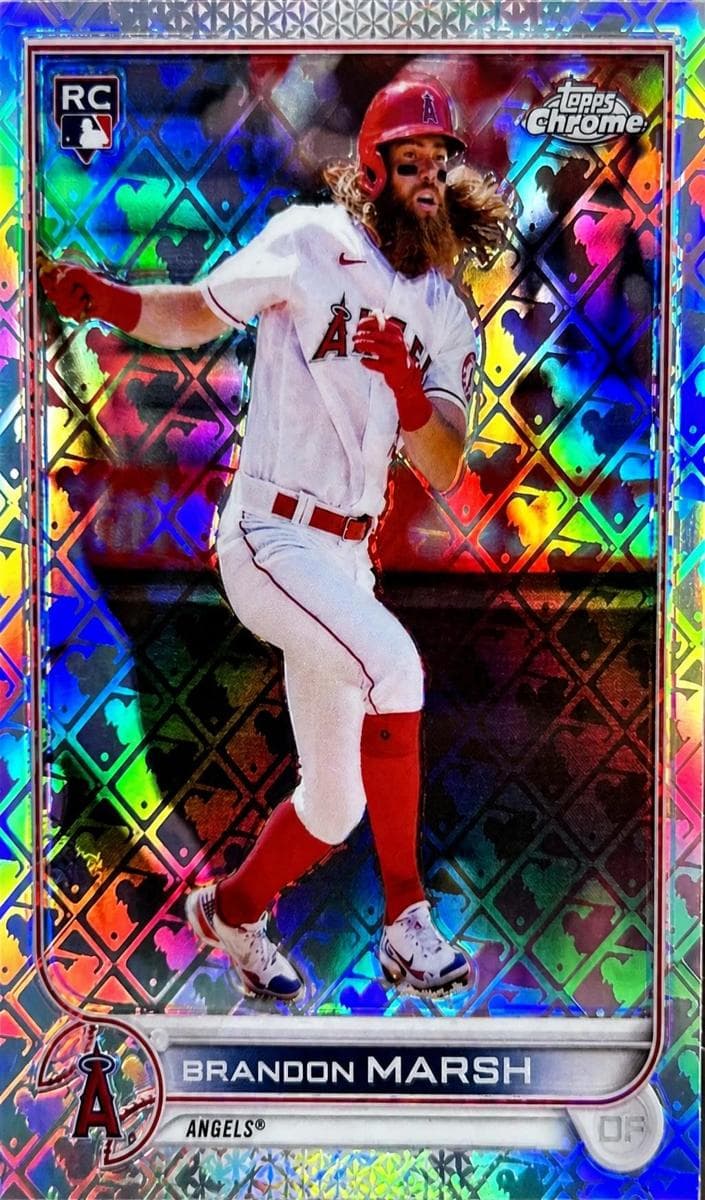 Brandon Marsh 2022 topps Topps Chrome Logofractor Edition