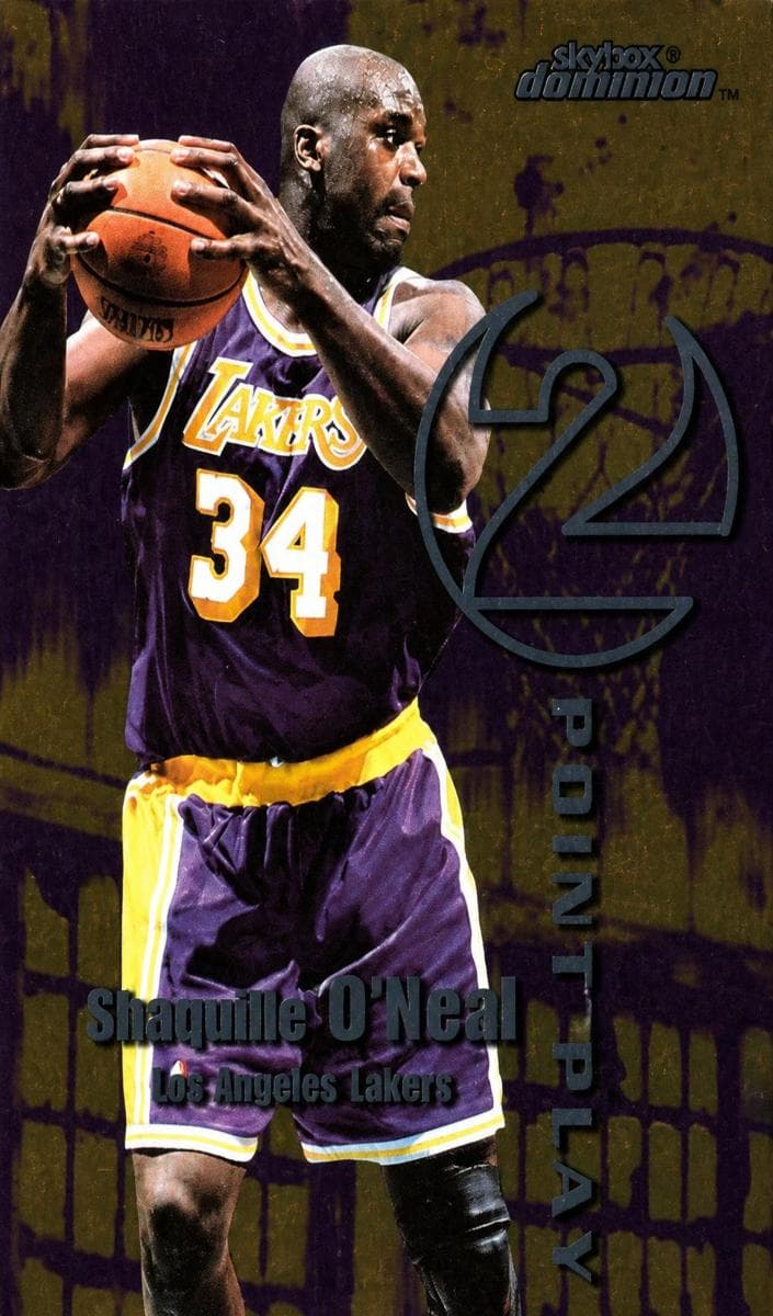 Shaquille O'Neal 1999 skybox Dominion
