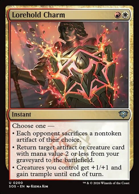 Lorehold Charm 2026 Magic: The Gathering Secrets of Strixhaven Foil