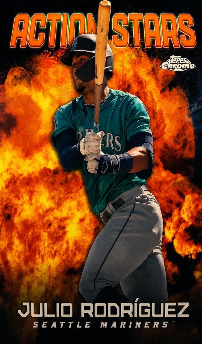 Julio Rodríguez 2023 topps Topps Chrome Update
