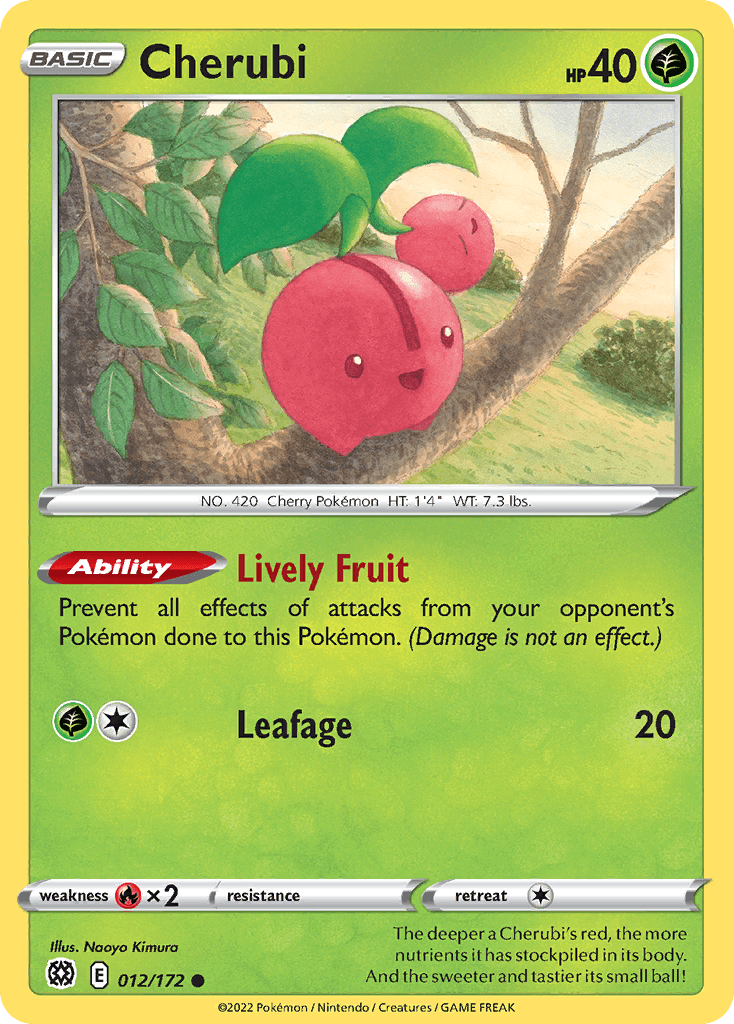 Cherubi 2017 Pokemon Japanese Ultra Sun