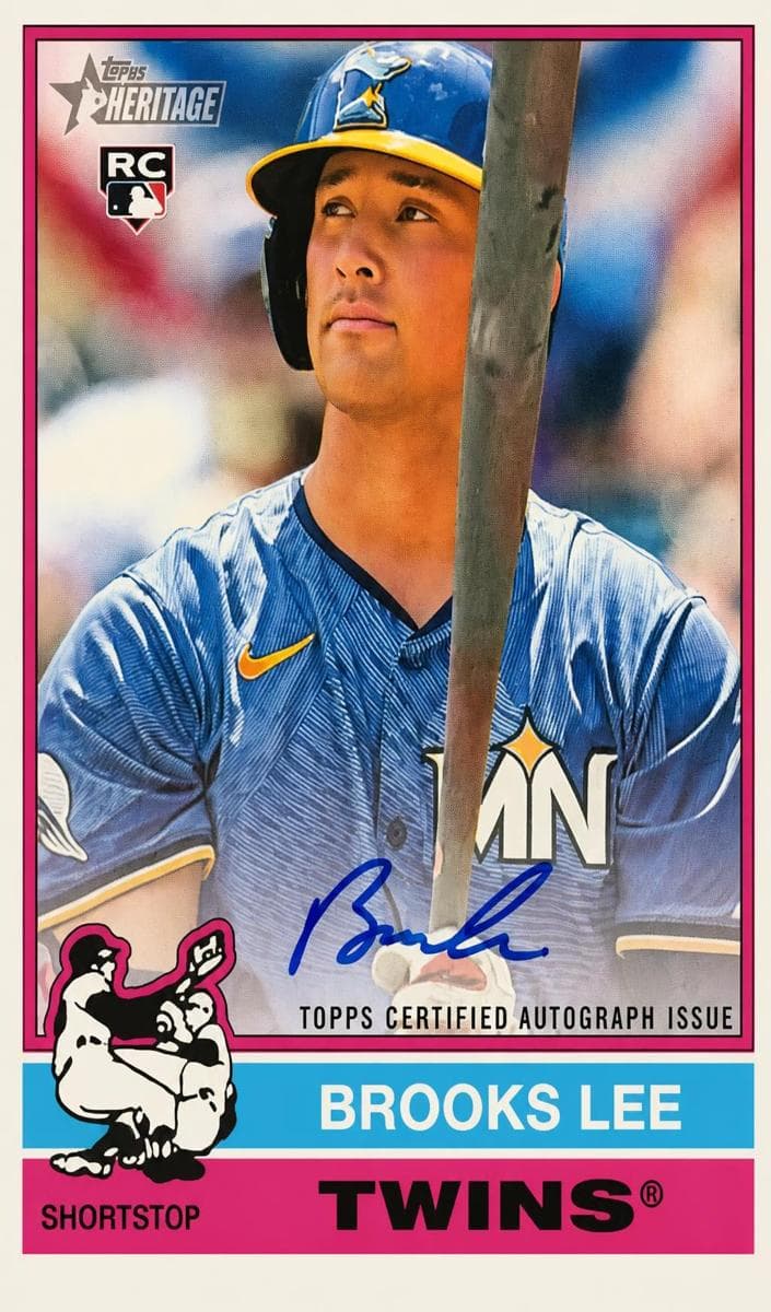 Brooks Lee 2025 topps Topps Heritage