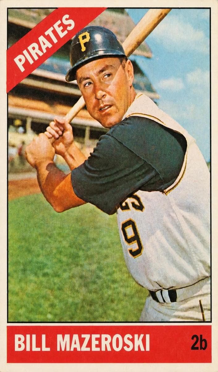 Bill Mazeroski 1966 topps Topps Venezuelan
