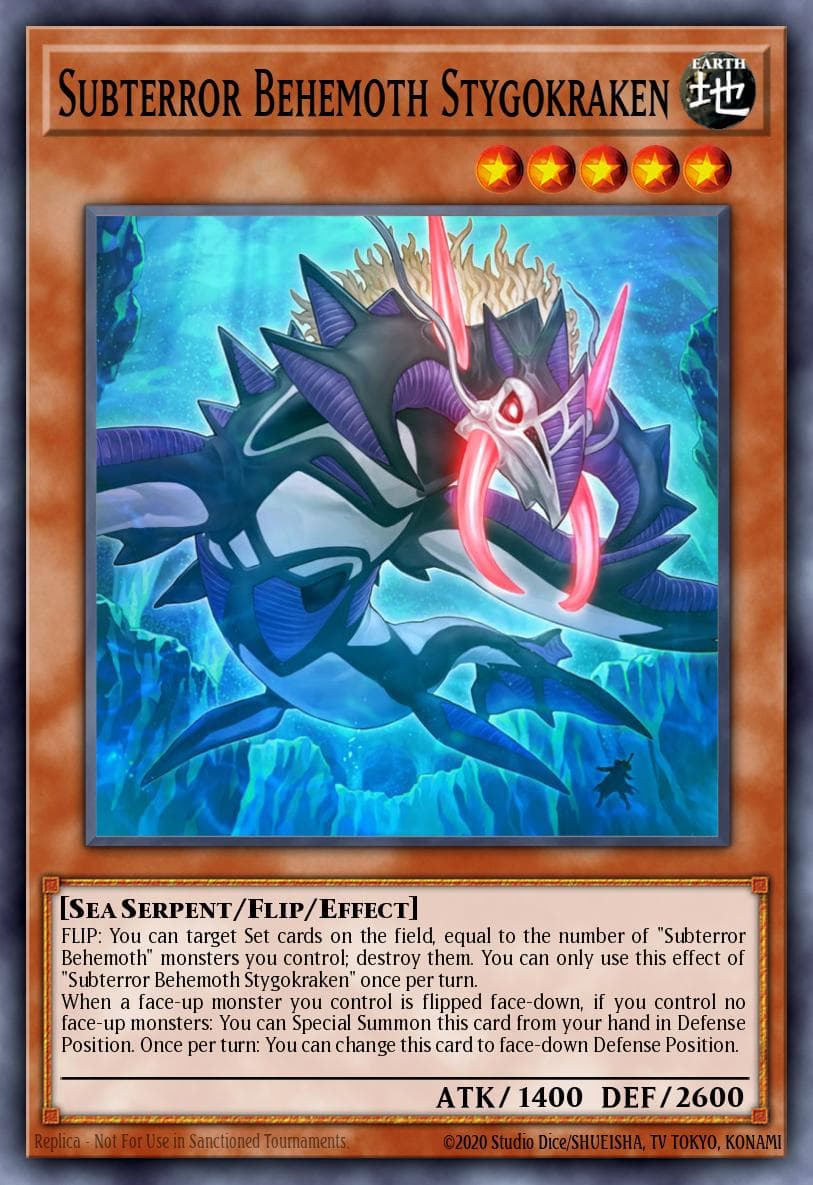 Subterror Behemoth Stygokraken 2016 Yu-Gi-Oh! Invasion: Vengeance