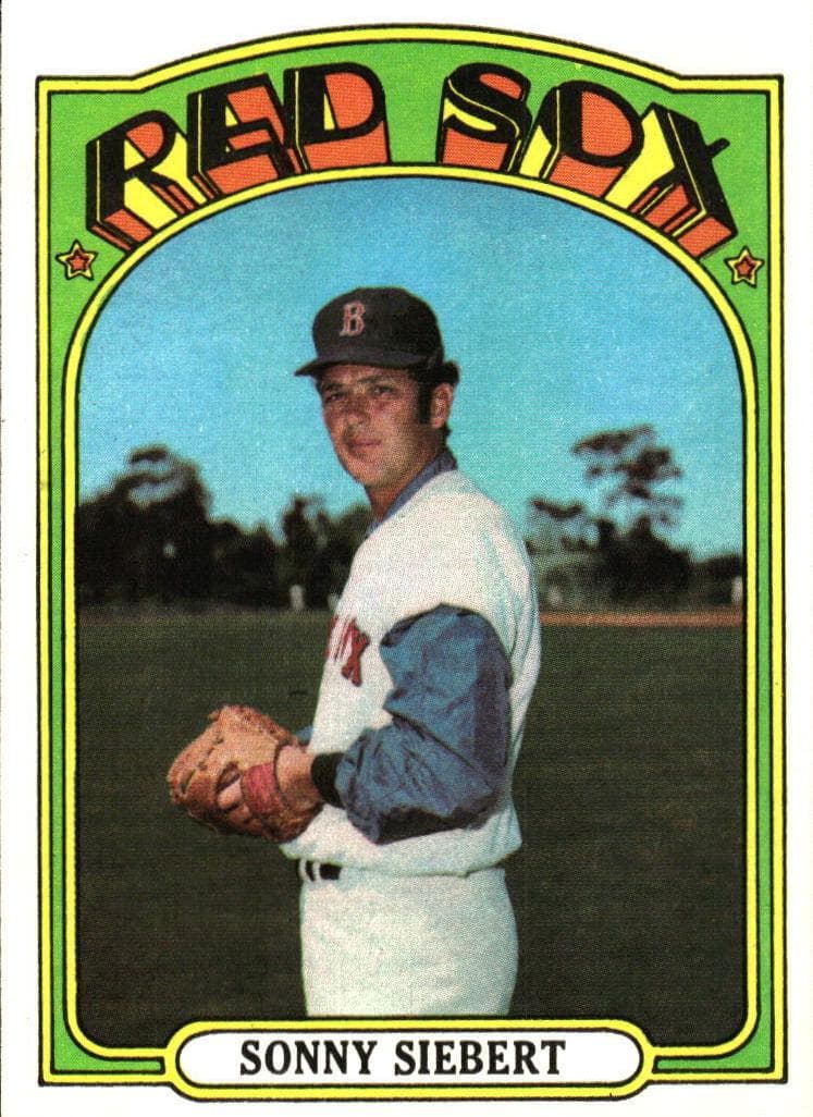 Sonny Siebert 1972 topps Topps