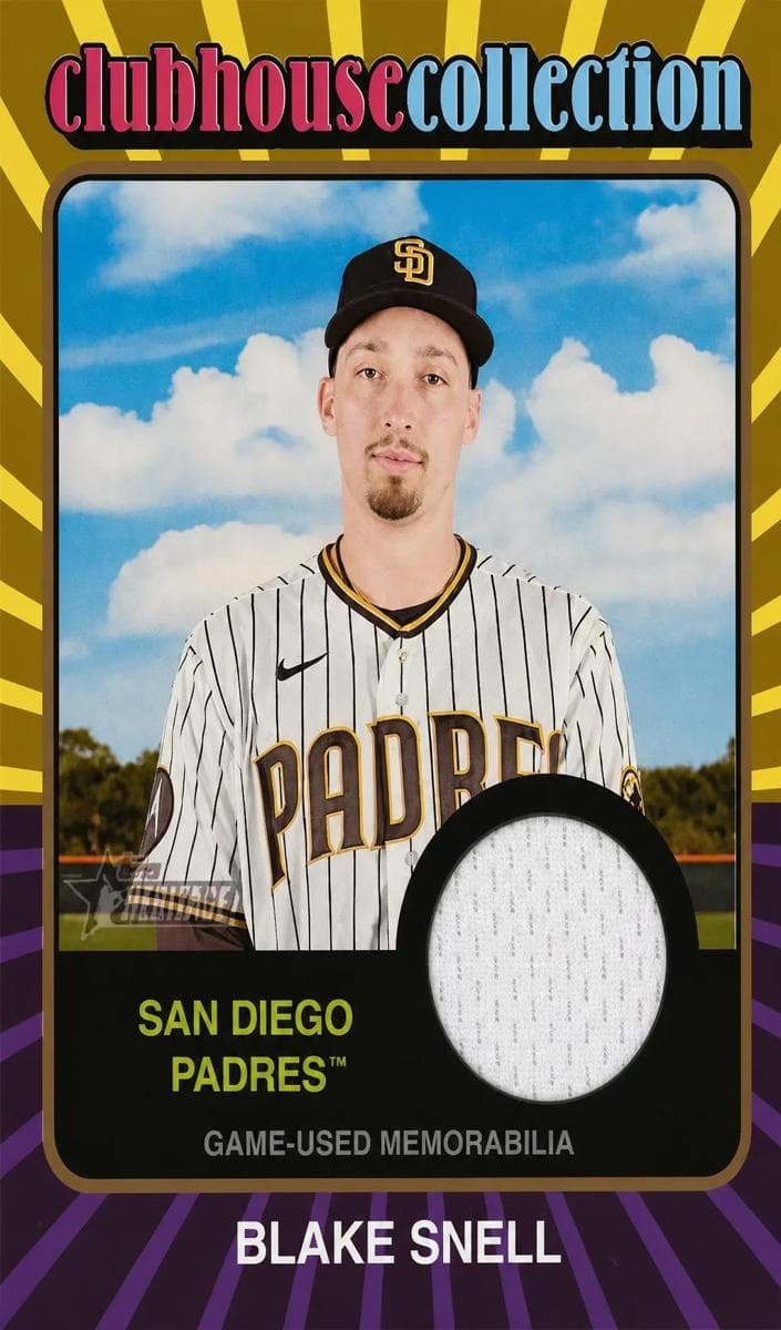 Blake Snell 2024 topps Topps Heritage