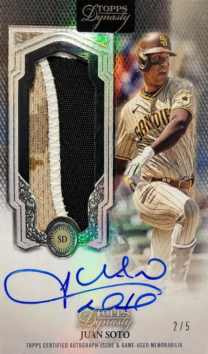 Juan Soto 2023 topps Topps Dynasty